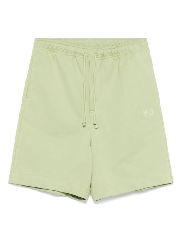 Y-3 short de sport à lien de resserrage - Vert
