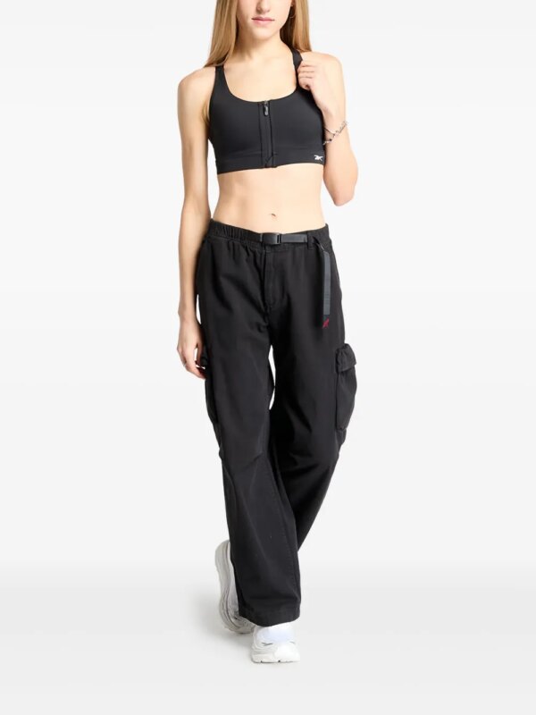 Reebok Sport-bh met rits - Zwart