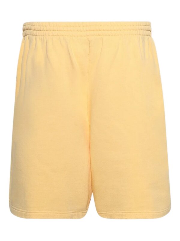 Balenciaga short Laurel à taille élastiquée - Jaune