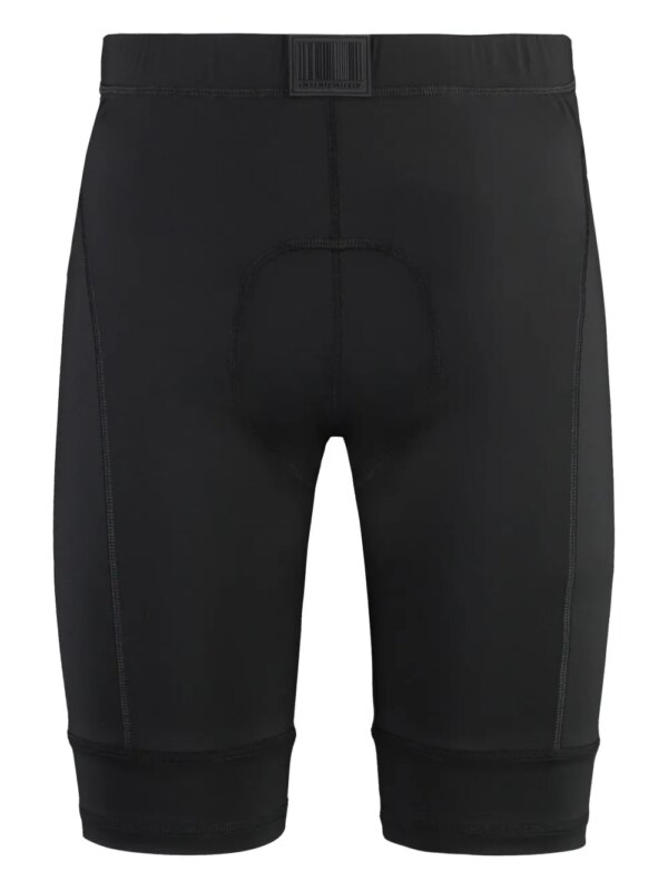 VETEMENTS short de sport à logo appliqué - Noir