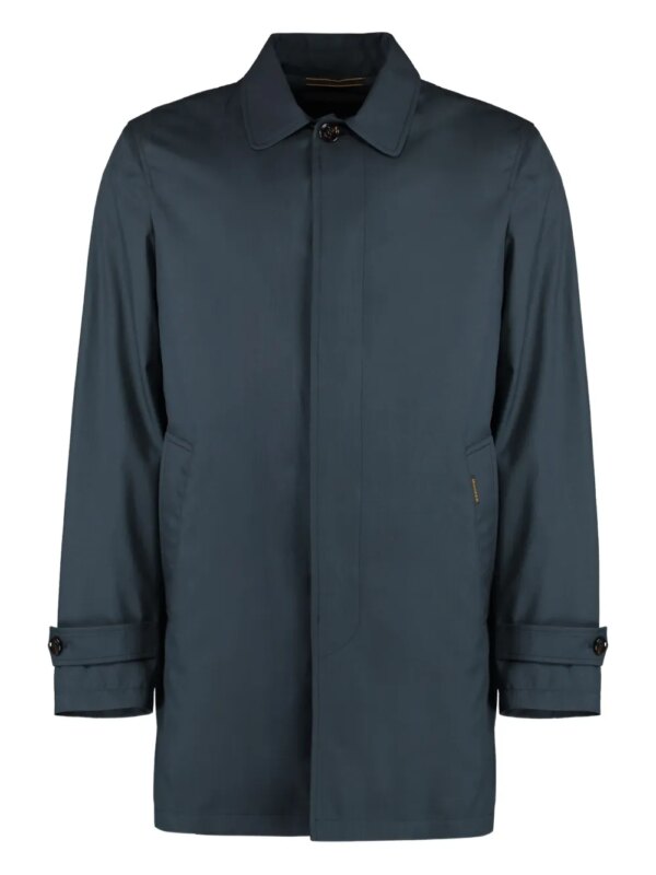 Moorer veste à poches poitrine - Bleu