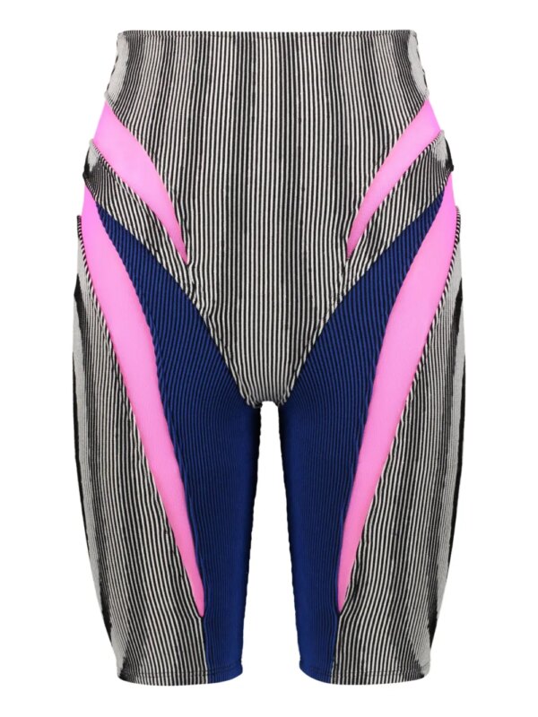 Paolina Russo short de cyclisme à logo imprimé - Noir