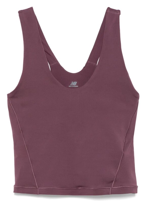 New Balance débardeur à logo imprimé - Violet