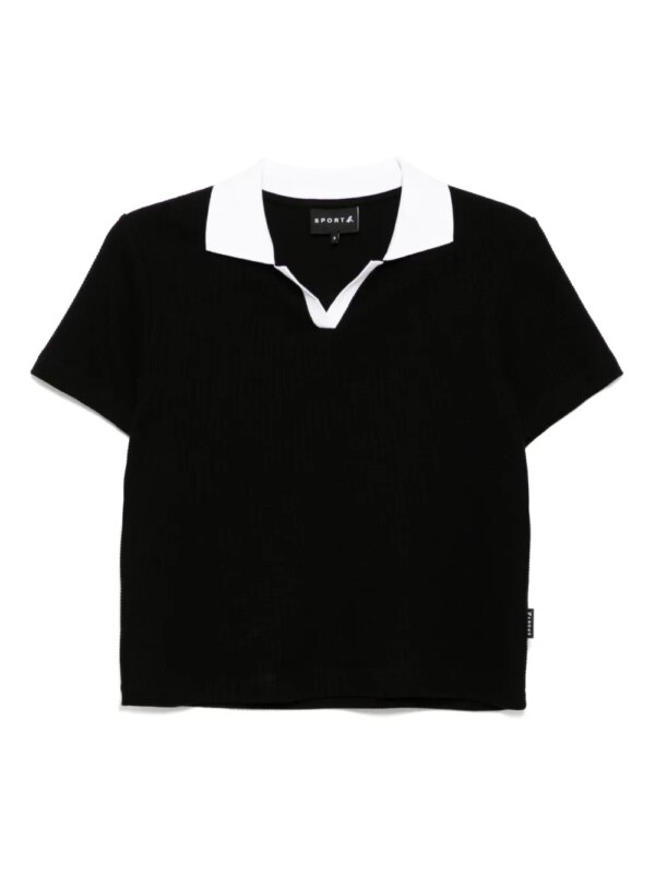 SPORT b. by agnès b. haut en maille texturée - Noir