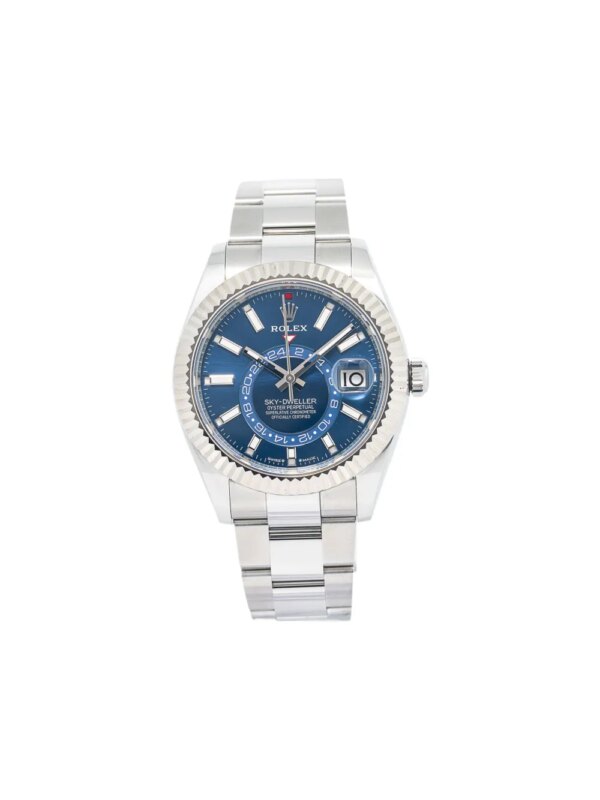 Rolex montre Sky-Dweller 42 mm pre-owned - Bleu