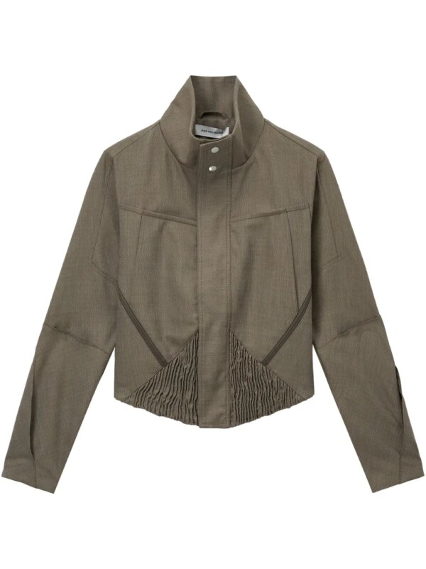 Kiko Kostadinov veste à fronces - Marron