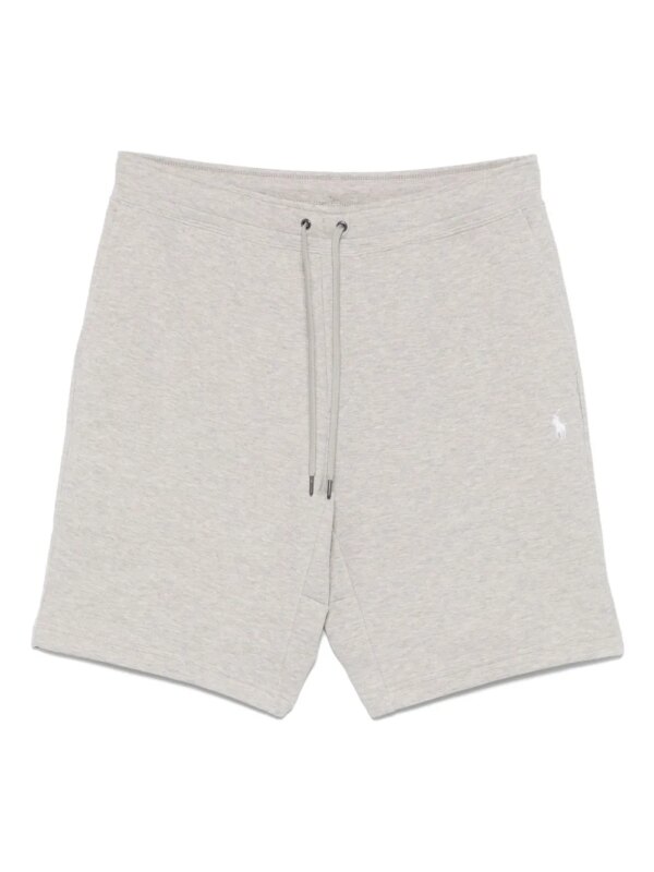 Polo Ralph Lauren short de sport à motif Polo Pony brodé - Gris