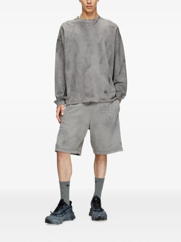 Diesel R-Crew trainingsshorts - Grijs