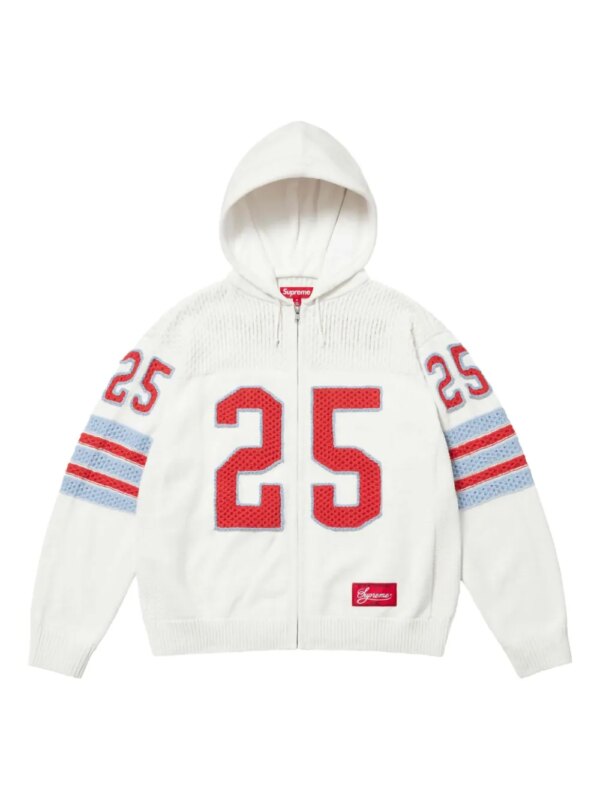 Supreme hoodie zippé Sport 'SS 25 - White' - Blanc