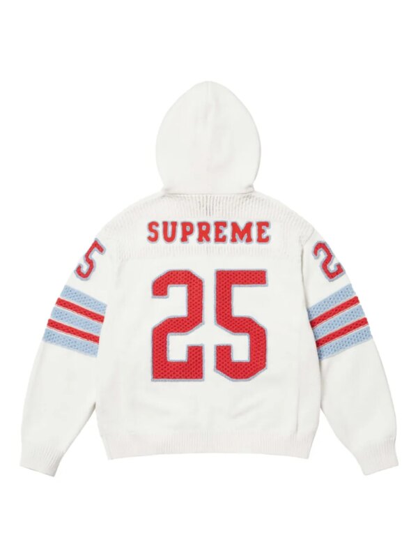 Supreme Sport "SS 25 - White" hoodie met rits - Wit