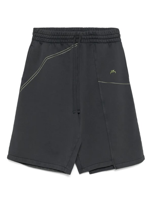 A-COLD-WALL* short à logo imprimé - Gris