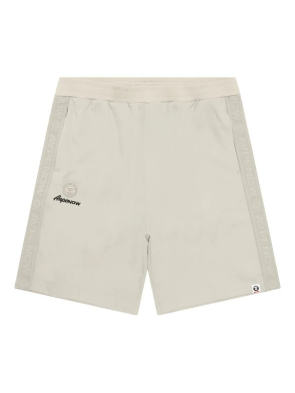 AAPE BY *A BATHING APE® short de sport à bandes logo - Blanc
