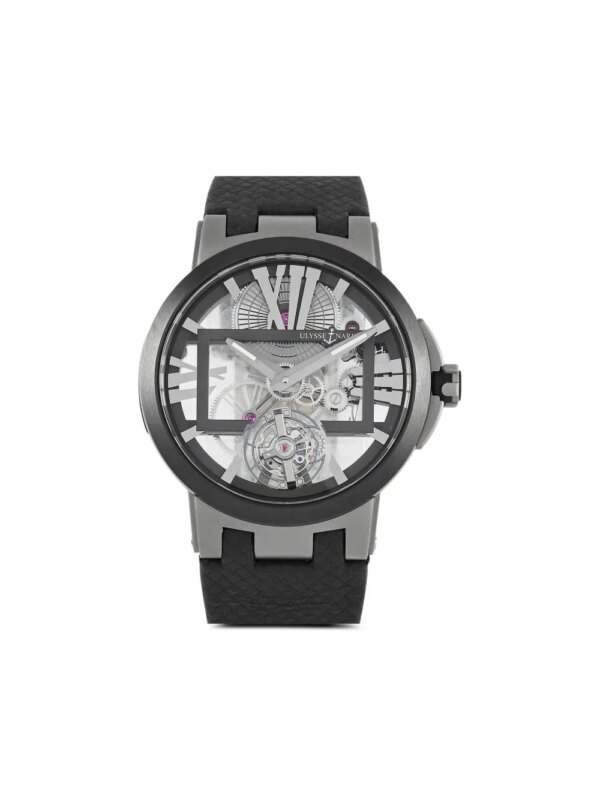 Ulysse Nardin montre Executive Skeleton Tourbillon 45 mm pre-owned - Argent