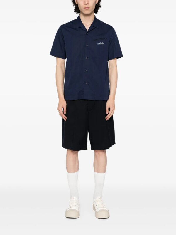 SPORT b. by agnès b. Vocation overhemd met korte mouwen - Blauw