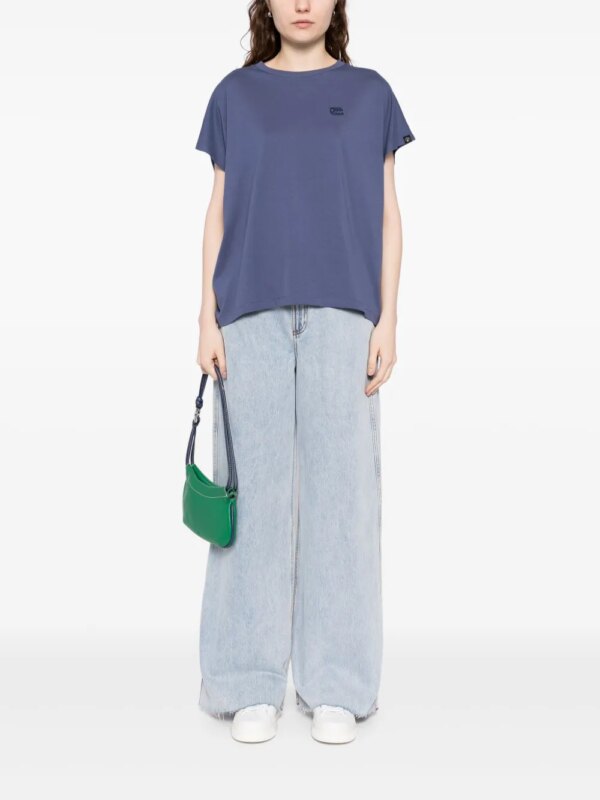 SPORT b. by agnès b. Dino satijnen T-shirt - Blauw