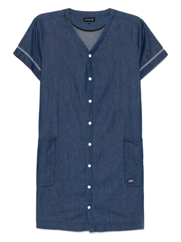 SPORT b. by agnès b. robe volantée - Bleu