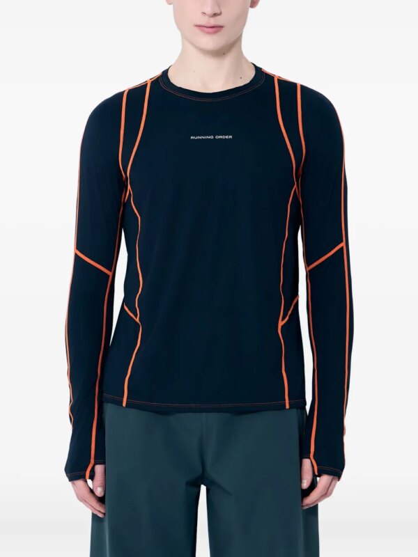 Running Order t-shirt Slater à patch - Noir