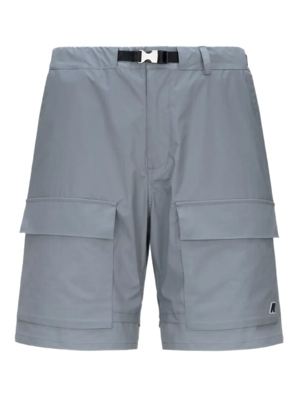 K-Way short à patch logo - Gris