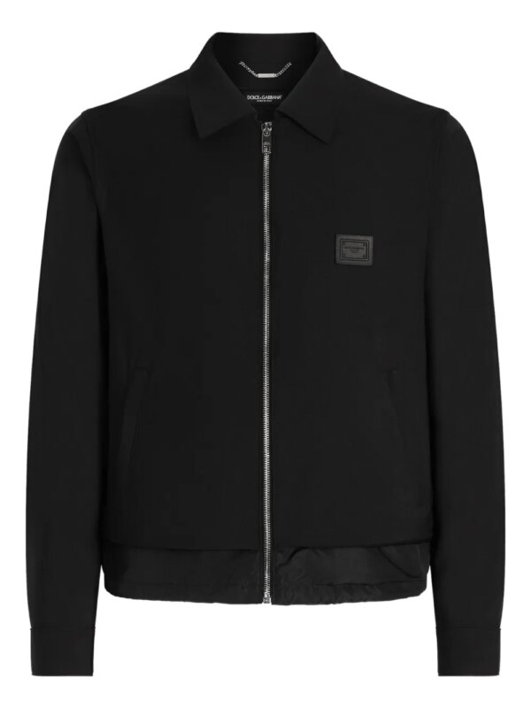 Dolce & Gabbana coupe-vent zippé - Noir