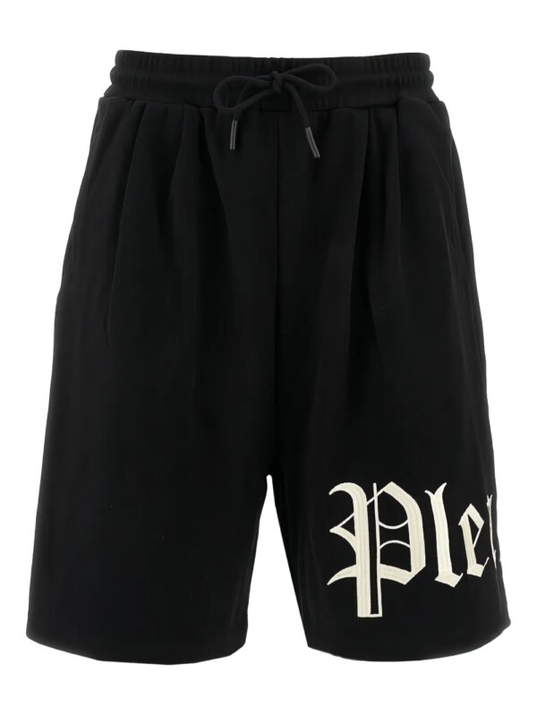 Pleasures short à logo imprimé - Noir