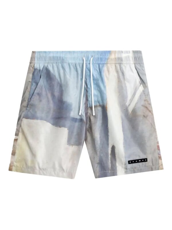 Stampd short de sport Moroccan City - Bleu
