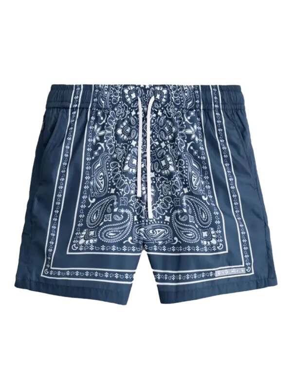 Stampd short Bandana - Bleu