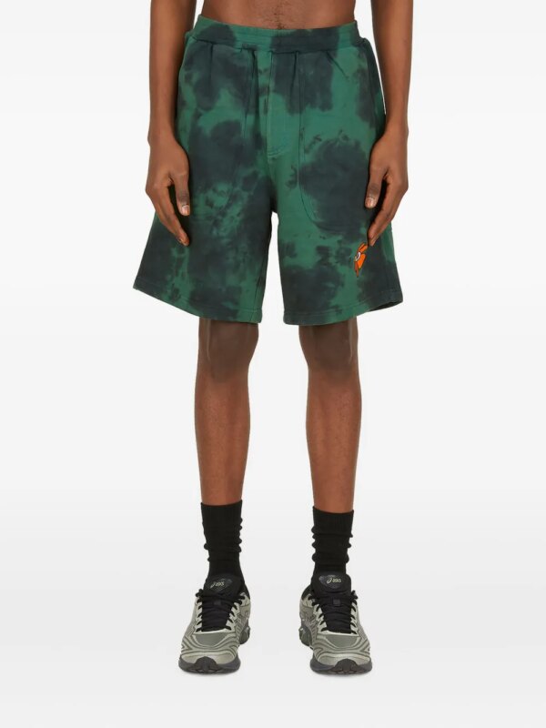 Perks And Mini short de sport tie dye à broderie - Vert