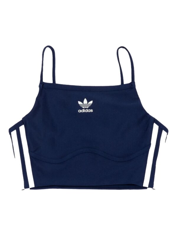 adidas brassière à bandes signature - Bleu