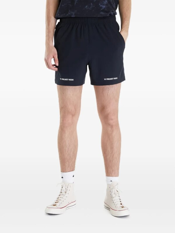 Under Armour short de sport Project Rock Ultimate 5 - Noir