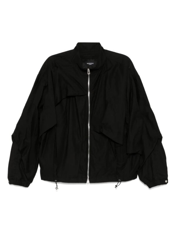 SONGZIO pull Tuck à design asymétrique - Noir