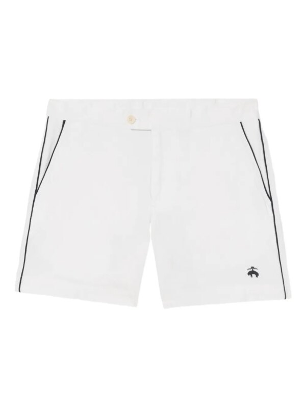 Brooks Brothers short de tennis à liserés contrastants - Blanc