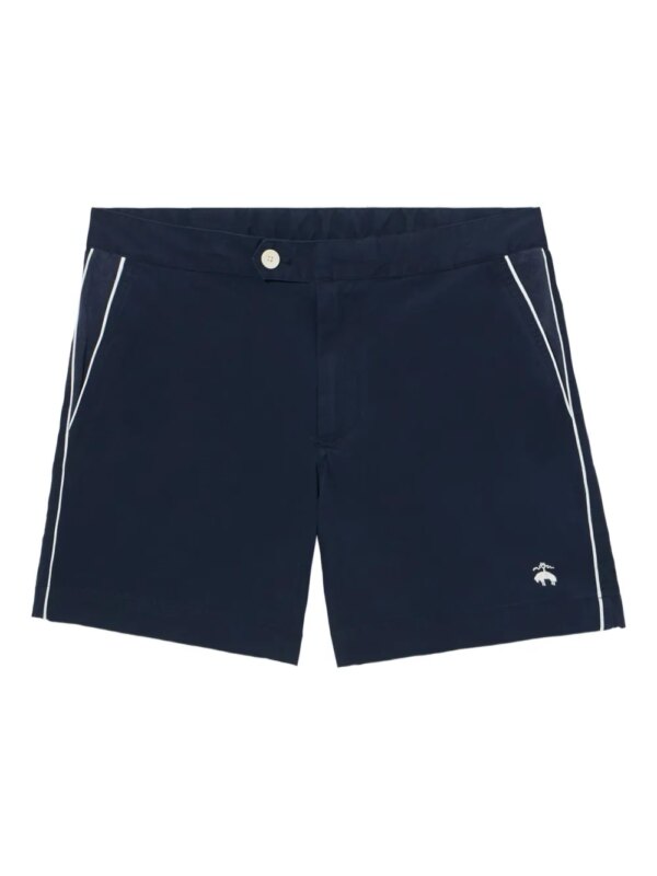 Brooks Brothers short de bain à bordure contrastante - Bleu