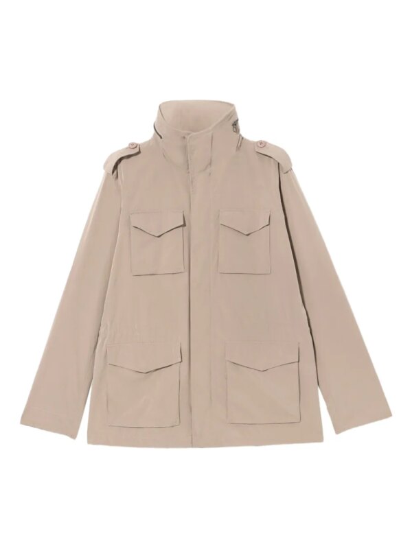 Brooks Brothers veste imperméable zippée à bords contrastants - Tons neutres