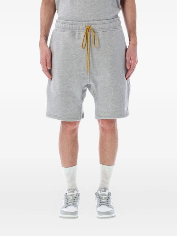 RHUDE short de sport en coton - Gris