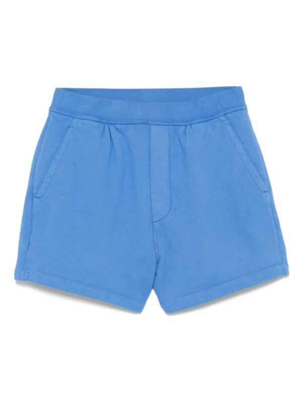 DSQUARED2 short à logo brodé - Bleu