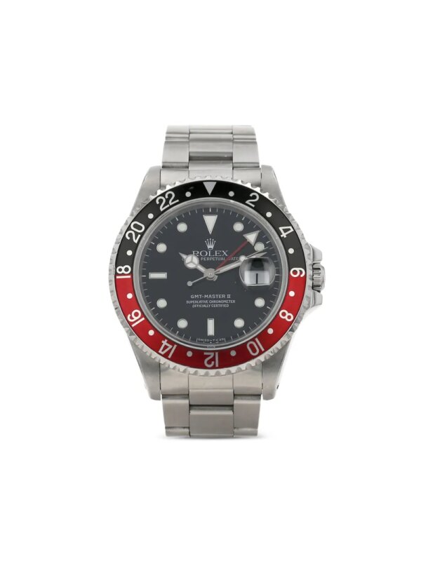 Rolex montre GMT-Master II 40 mm pre-owned (1991) - Noir