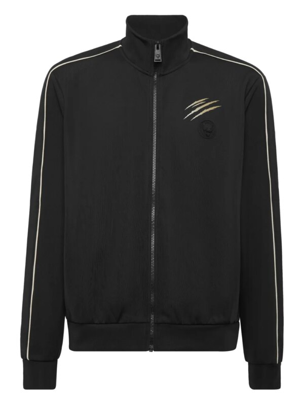 Plein Sport veste bomber à fermeture zippée - Noir