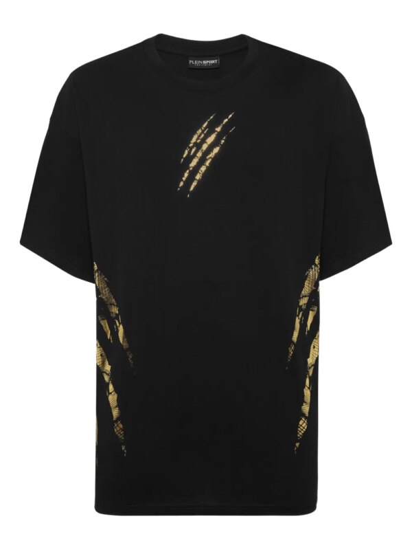 Plein Sport t-shirt en coton - Noir