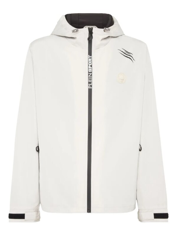 Plein Sport coupe-vent à capuche - Tons neutres