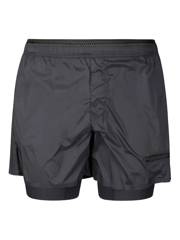 Satisfy short de sport TechSilk 5 - Noir