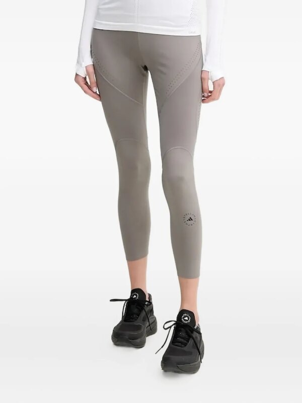 adidas by Stella McCartney legging crop à détail de logo - Gris