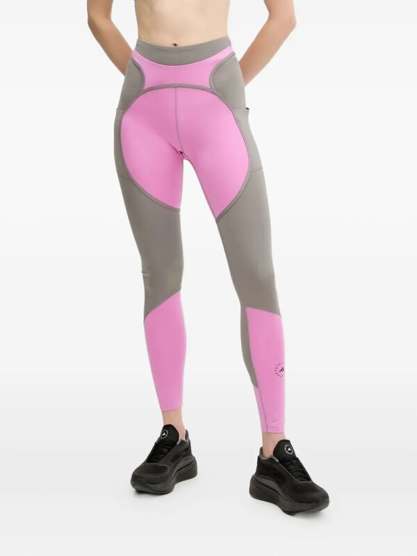 adidas by Stella McCartney legging à empiècements - Gris