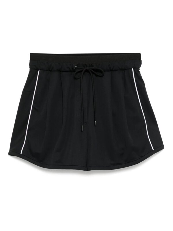 Juun.J short de sport à taille double - Noir