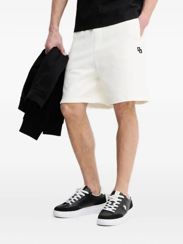 Armani Exchange short à logo - Blanc