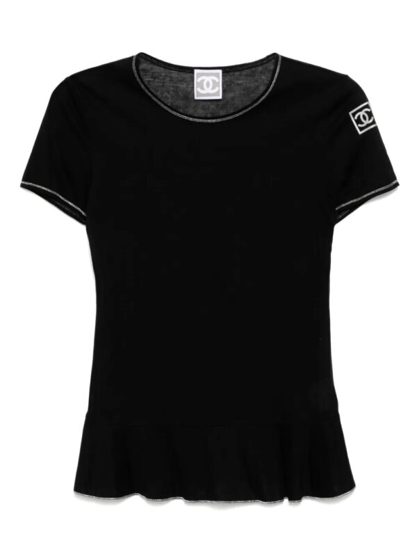CHANEL Pre-Owned t-shirt Sport Line (2006) - Noir