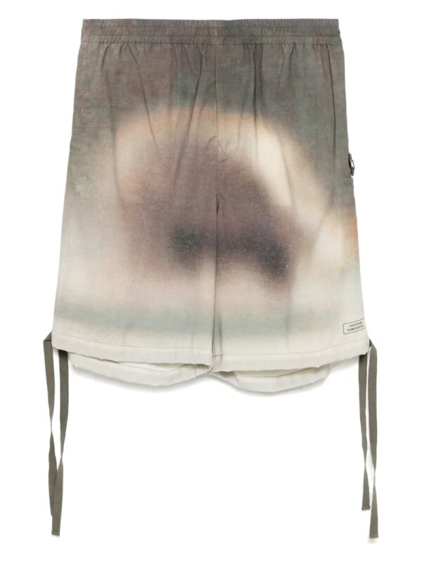 Undercover x Robert Bosisio short imprimé - Marron