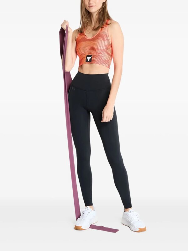 Under Armour Sport-bh met logopatch - Oranje