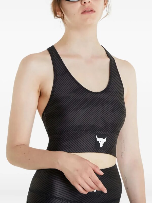 Under Armour brassière de sport Project Rock - Noir