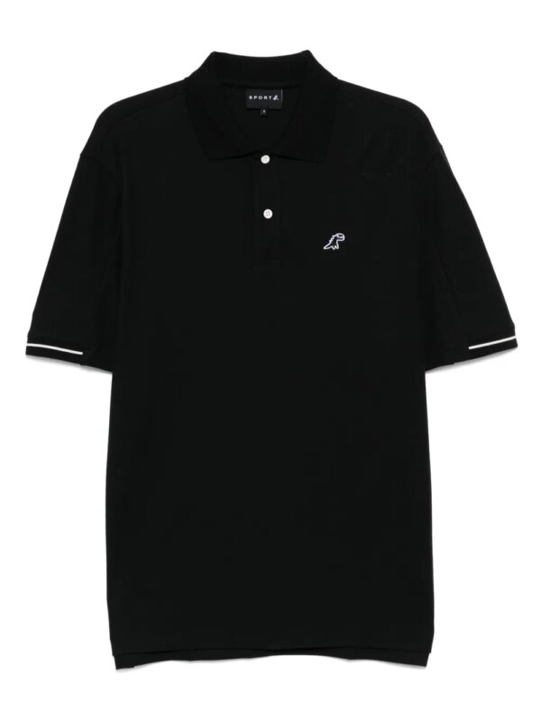 SPORT b. by agnès b. polo à broderies - Noir