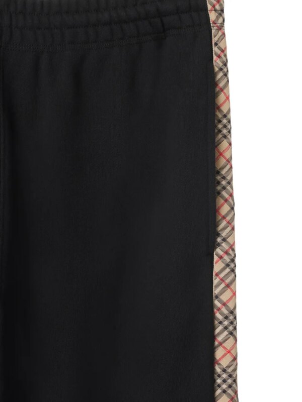Burberry Katoenen joggingbroek - Zwart